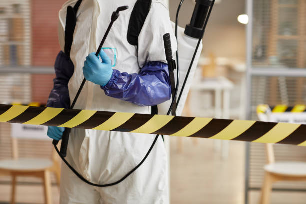 Professional Biohazard Cleanup technician working in Hiram, GA